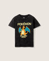 Playera Negra Diseño Pokémon,NEGRO