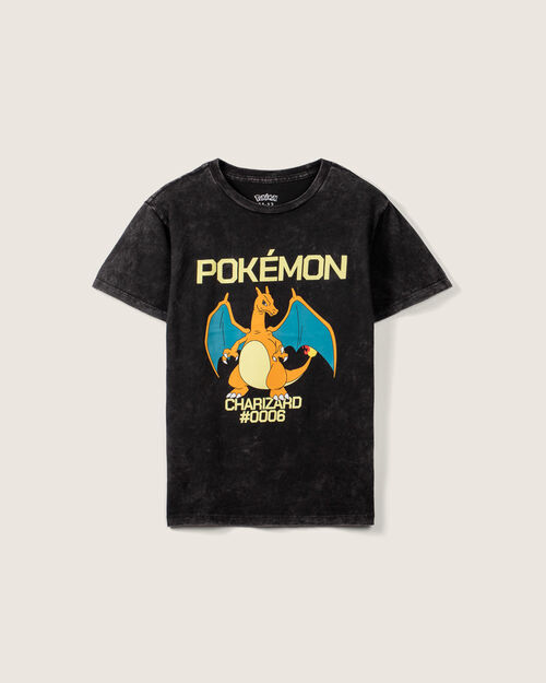 Playera Negra Diseño Pokémon
