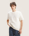 Playera Fit Relaxed,BLANCO HUESO