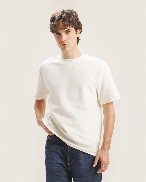 Playera Blanca Manga Corta