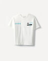 Playera Relaxed Roja,BLANCO