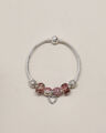 Pulsera Charms Plateada,PLATEADO P8