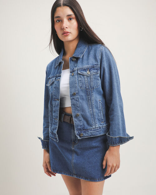 Chamarra Mezclilla Azul