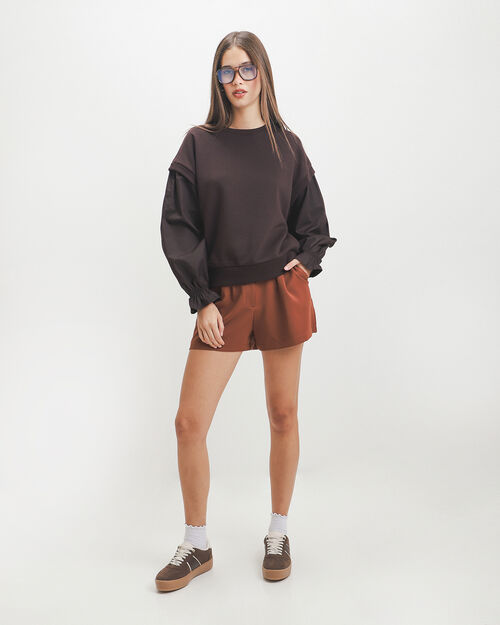 Short Caf&eacute; Pinzas