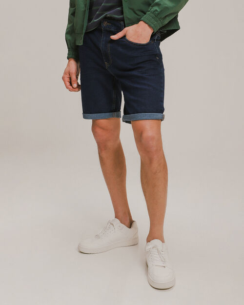 Bermuda Skinny Tapered Marino