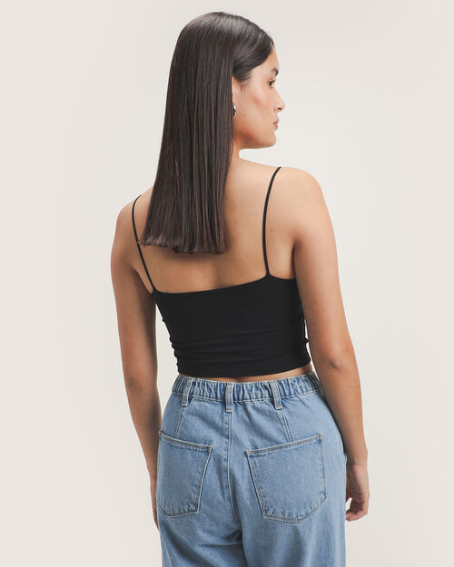 Crop Top Negro