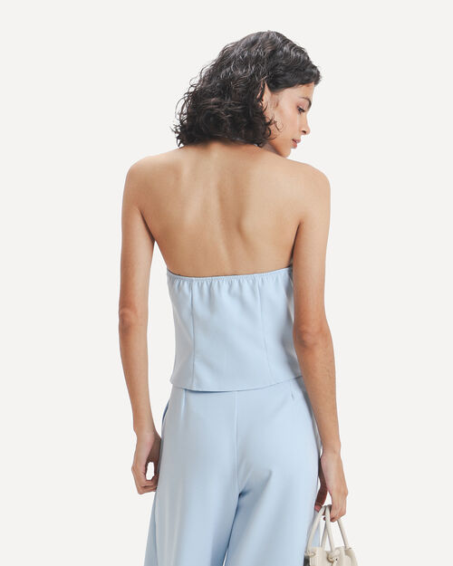 Blusa Azul Mao