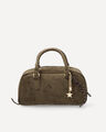 Bolso Verde Gamuza,OLIVO MEDIO