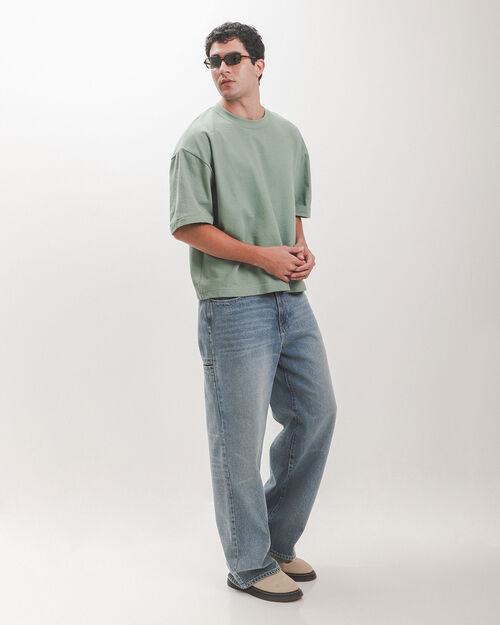 Playera Verde Boxy