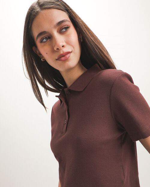 Polo Caf&eacute; Cropped