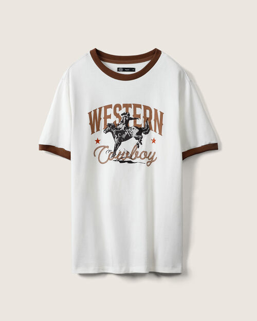 Playera Dise&ntilde;o Vaquero