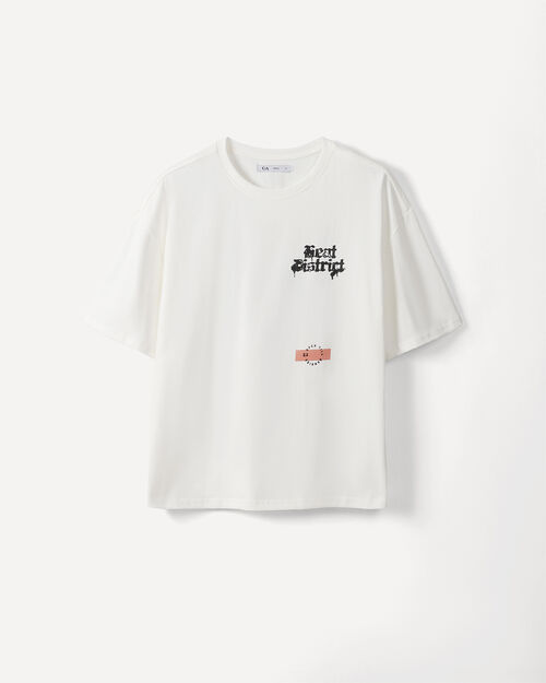 Playera Oversize Blanca