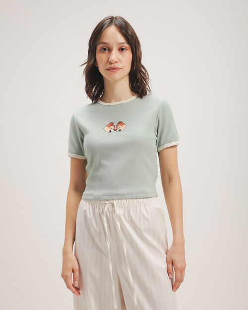 Playera Pijama Chip Y Dale