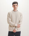 Sudadera Blanca Cerrada,BLANCO HUESO