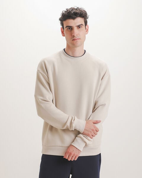 Sudadera Blanca Cerrada