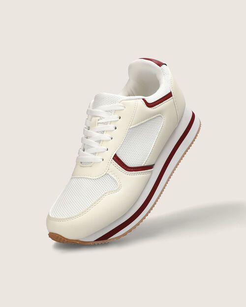 Tenis Plataforma Blancos