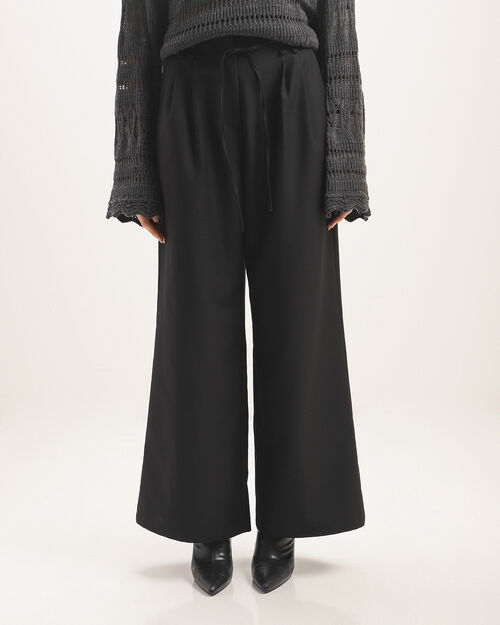 Pantalón Negro Wide Leg