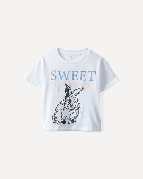 Playera Estampado Conejito
