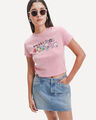 Playera Estampada BT21,ROSA PASTEL