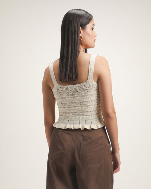 Top Tejido Beige