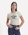 Playera Baby Tee Azul,AMARILLO CLARO