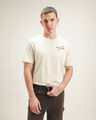 Playera Arena Manga Corta,BLANCO HUESO