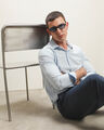Camisa Fit Slim Azul,AZUL CIELO