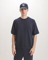 Playera B&aacute;sica Caf&eacute;,AZUL MARINO