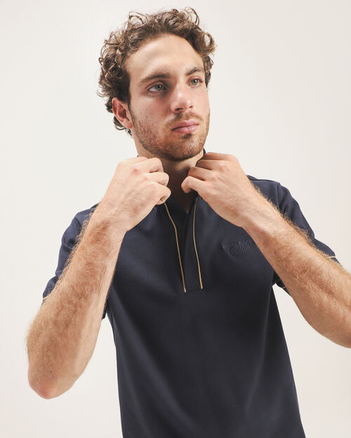 Polo Azul Fit Slim