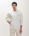 Sudadera Cerrada Gr&aacute;fico,BLANCO
