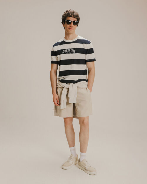 Playera Relaxed Rayas