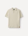 Polo Beige Tejido Punto,CRUDO