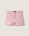 Short Blanco Botones,ROSA