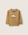 Sudadera Diseño Rayas Café,CAFE CLARO