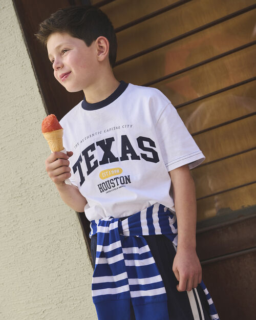 Playera Blanca Fit Relaxed