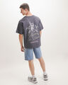 Playera Oversize Gr&aacute;fico,GRIS