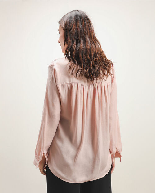 Blusa Rosa Satinada