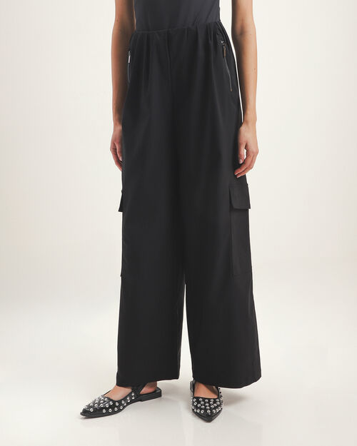 Pantal&oacute;n Wide Leg Negro