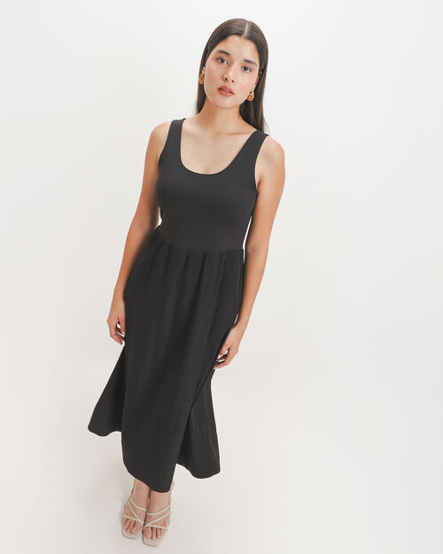 Vestido Midi Negro