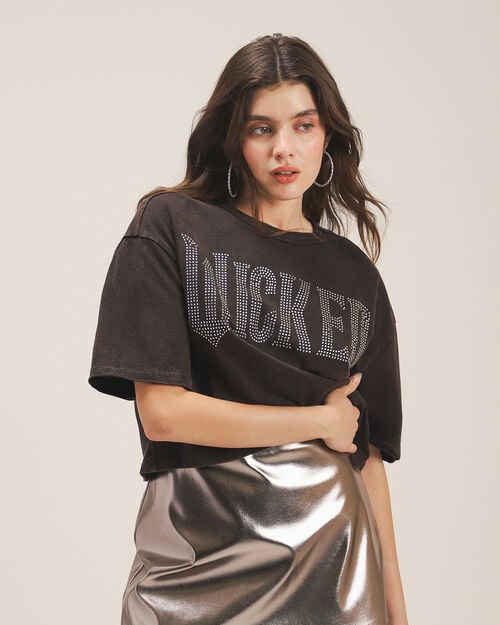 Playera Manga Corta Wicked