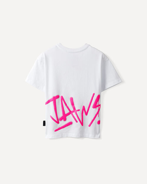Playera Blanca Jaws