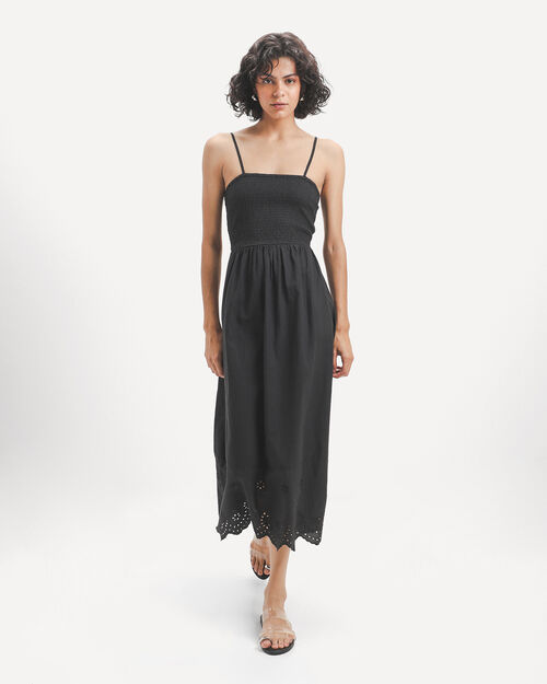 Vestido Negro Tirantes