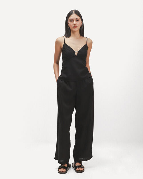 Pantal&oacute;n Negro Bolsillos