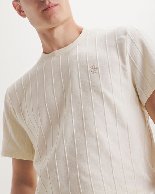 Playera Textura Beige