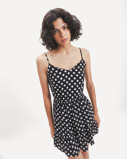 Vestido Estampado Lunares