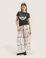 Pantalón De Pijama Cuadros,BLANCO