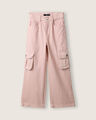 Pantalón Wide Leg Cargo,ROSA PALIDO