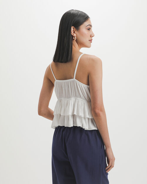 Blusa Beige Tirantes