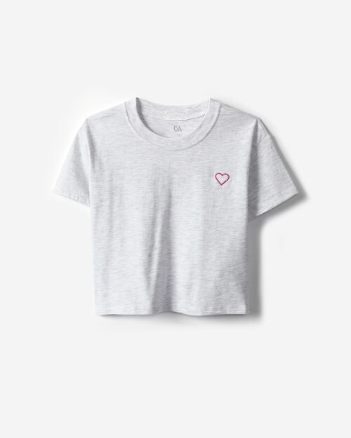 Playera Blanca Coraz&oacute;n