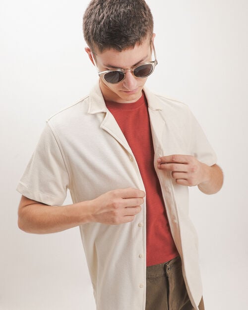 Camisa Caf&eacute; Relaxed